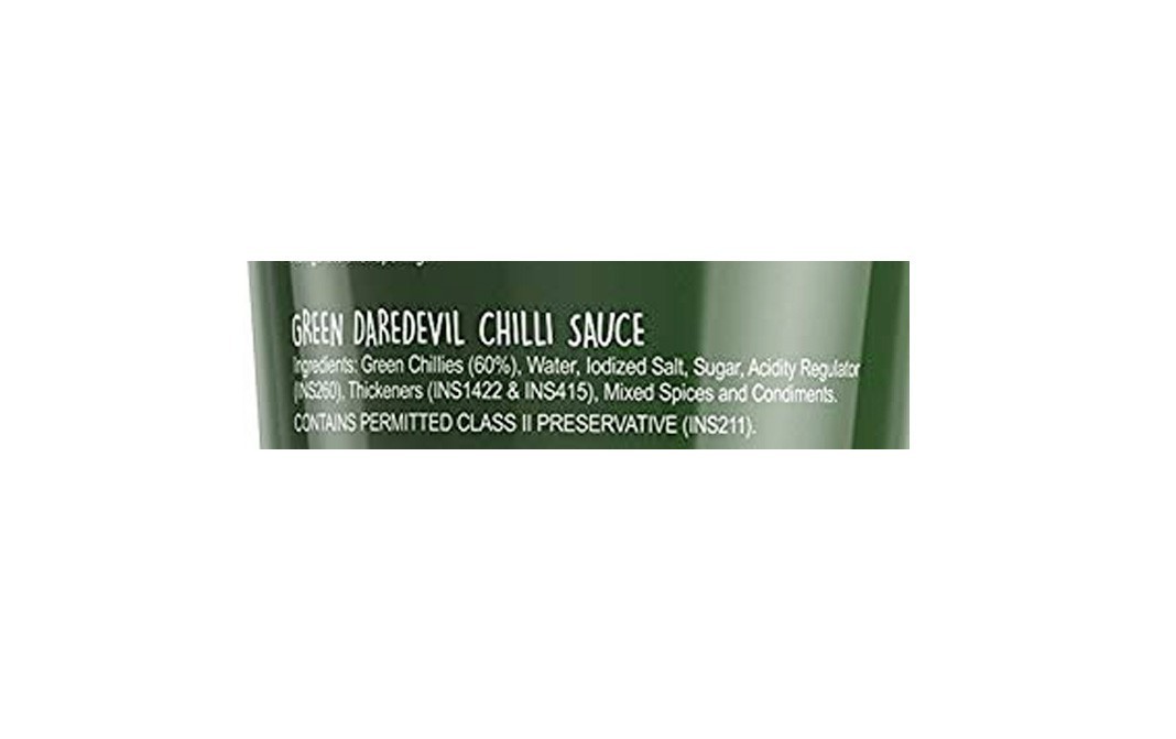 Wingreens Farms Green Daredevil Chilli Sauce    Tube  100 grams